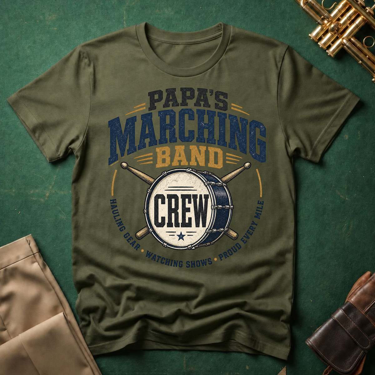 Papa's Marching Band Crew T-shirt