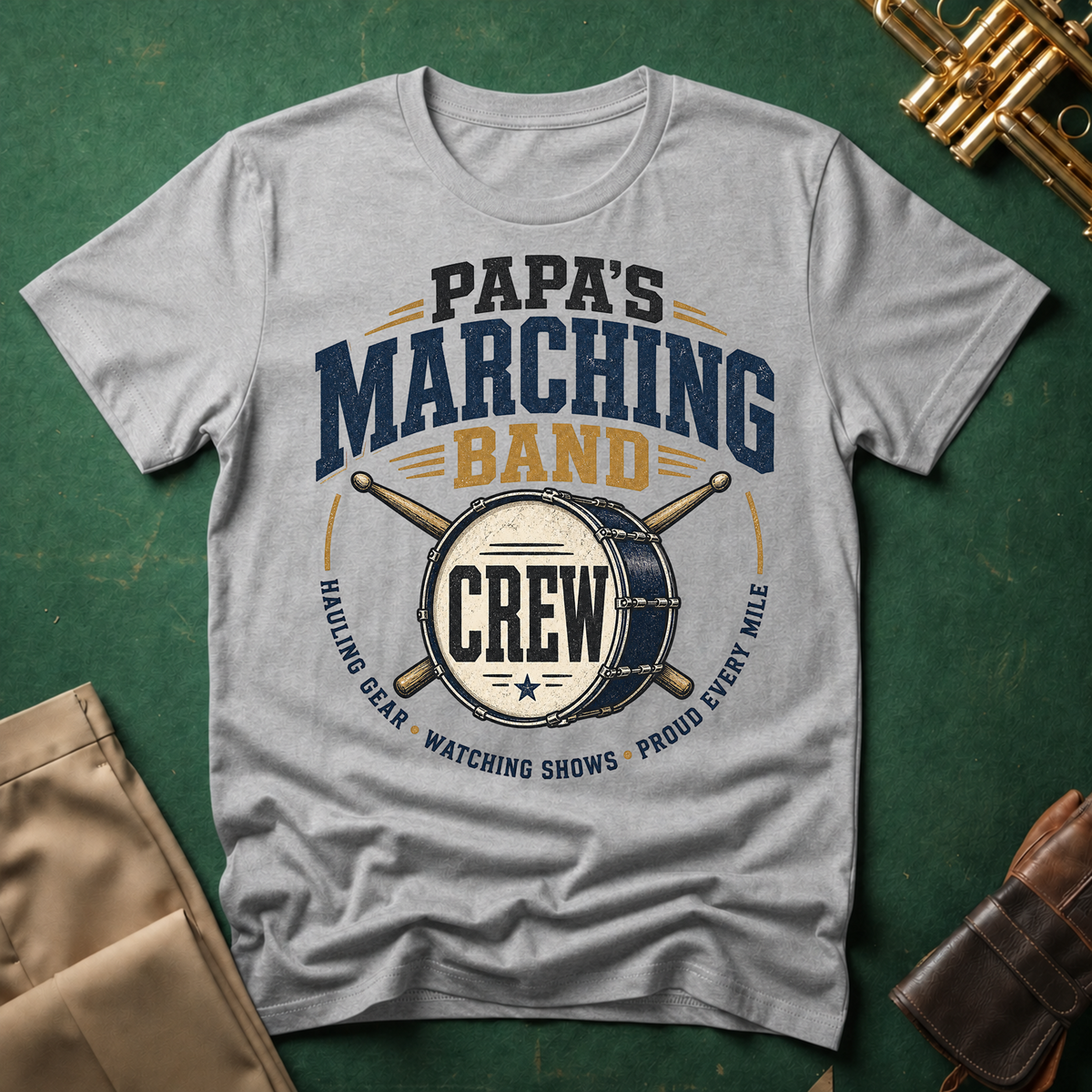 Papa's Marching Band Crew T-shirt