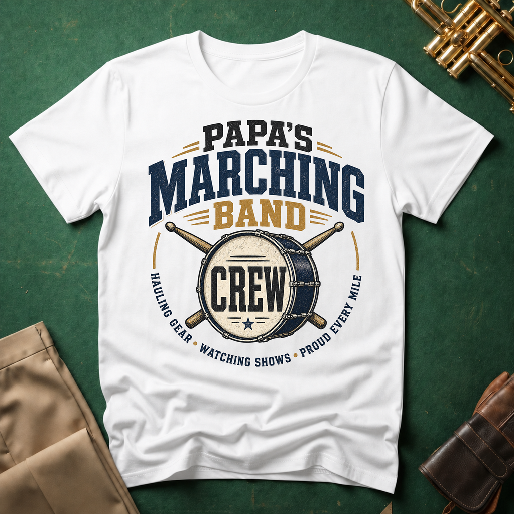 Papa's Marching Band Crew T-shirt