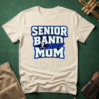 Senior Band 2027 Mom Blue T-shirt
