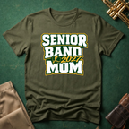 Senior Band 2027 Mom Green/Yellow T-shirt