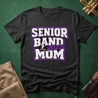 Senior Band 2027 Mom Purple T-shirt