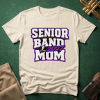 Senior Band 2027 Mom Purple T-shirt