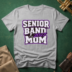 Senior Band 2027 Mom Purple T-shirt