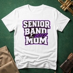 Senior Band 2027 Mom Purple T-shirt