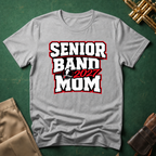 Senior Band 2027 Mom Red T-shirt