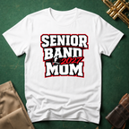 Senior Band 2027 Mom Red T-shirt