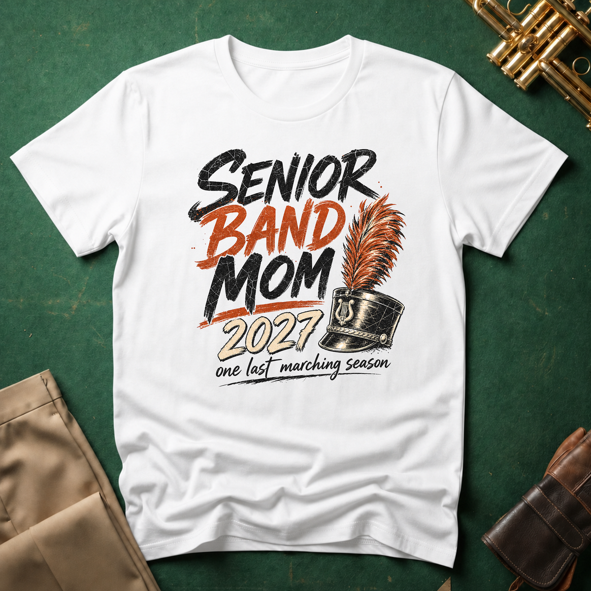 Senior Band Mom – 2027 Design T-Shirt