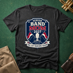 Senior Band Mom Navy Patch T-shirt