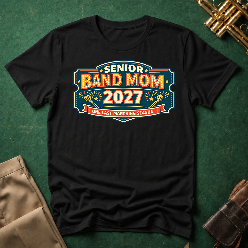 Senior Band Mom Theater Style T-shirt