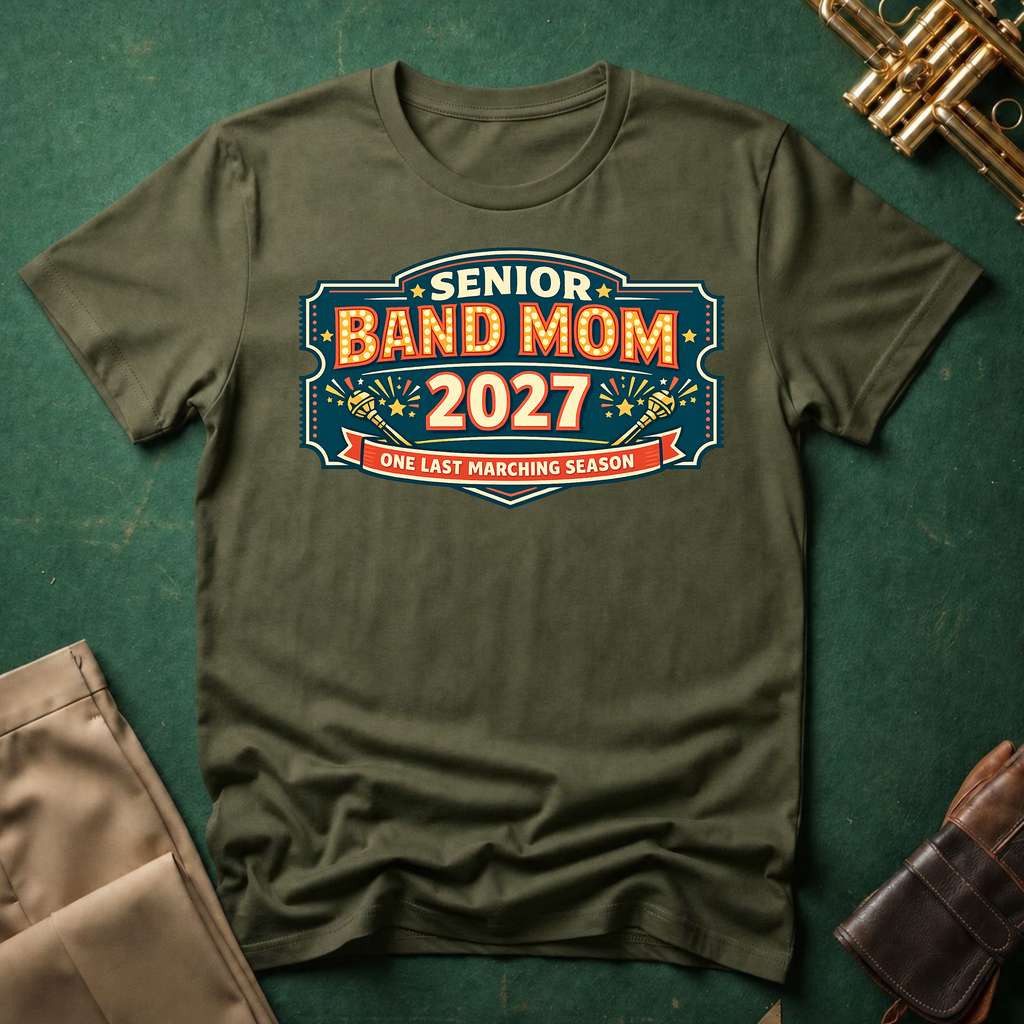 Senior Band Mom Theater Style T-shirt