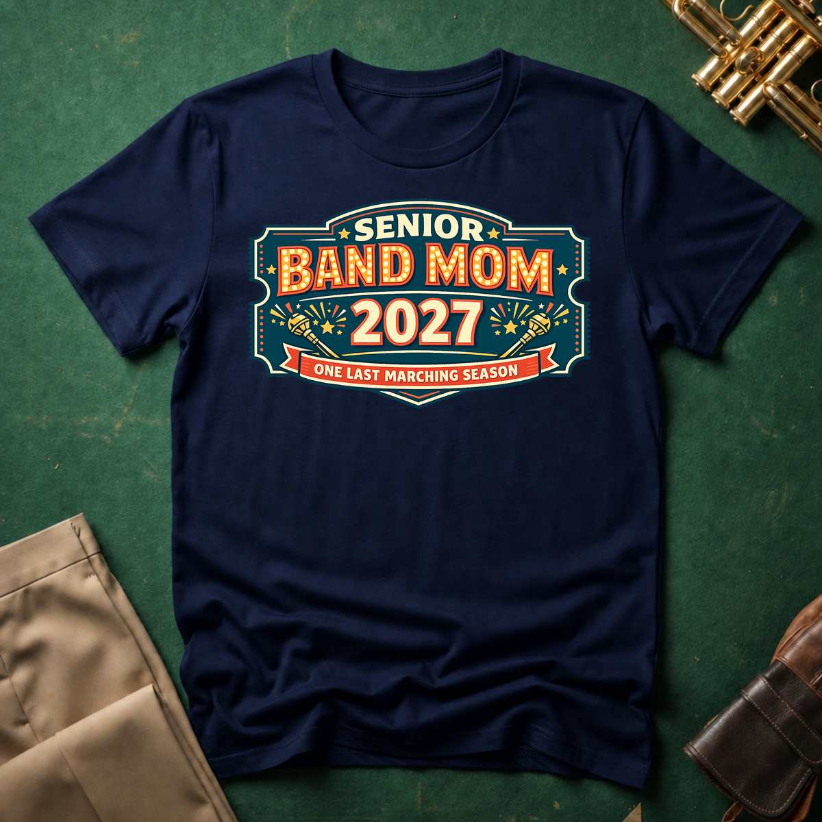 Senior Band Mom Theater Style T-shirt