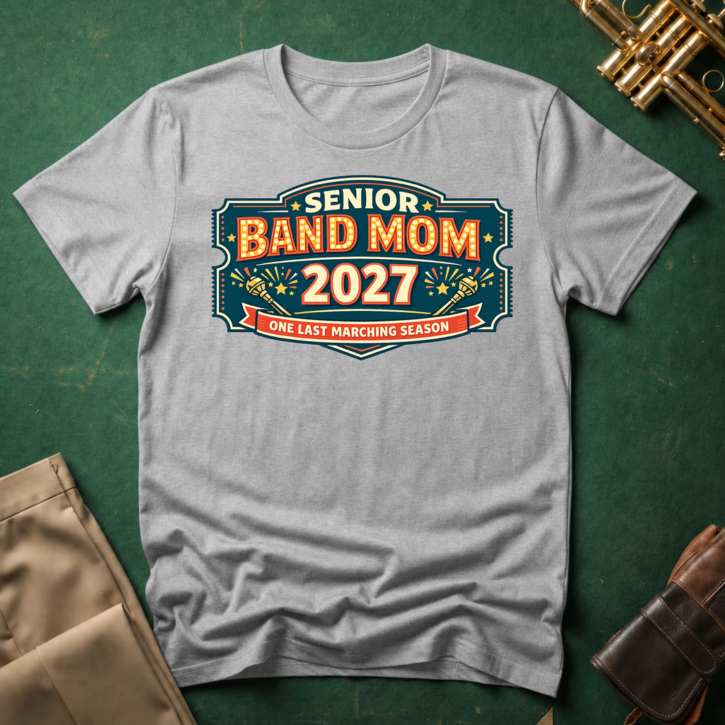 Senior Band Mom Theater Style T-shirt