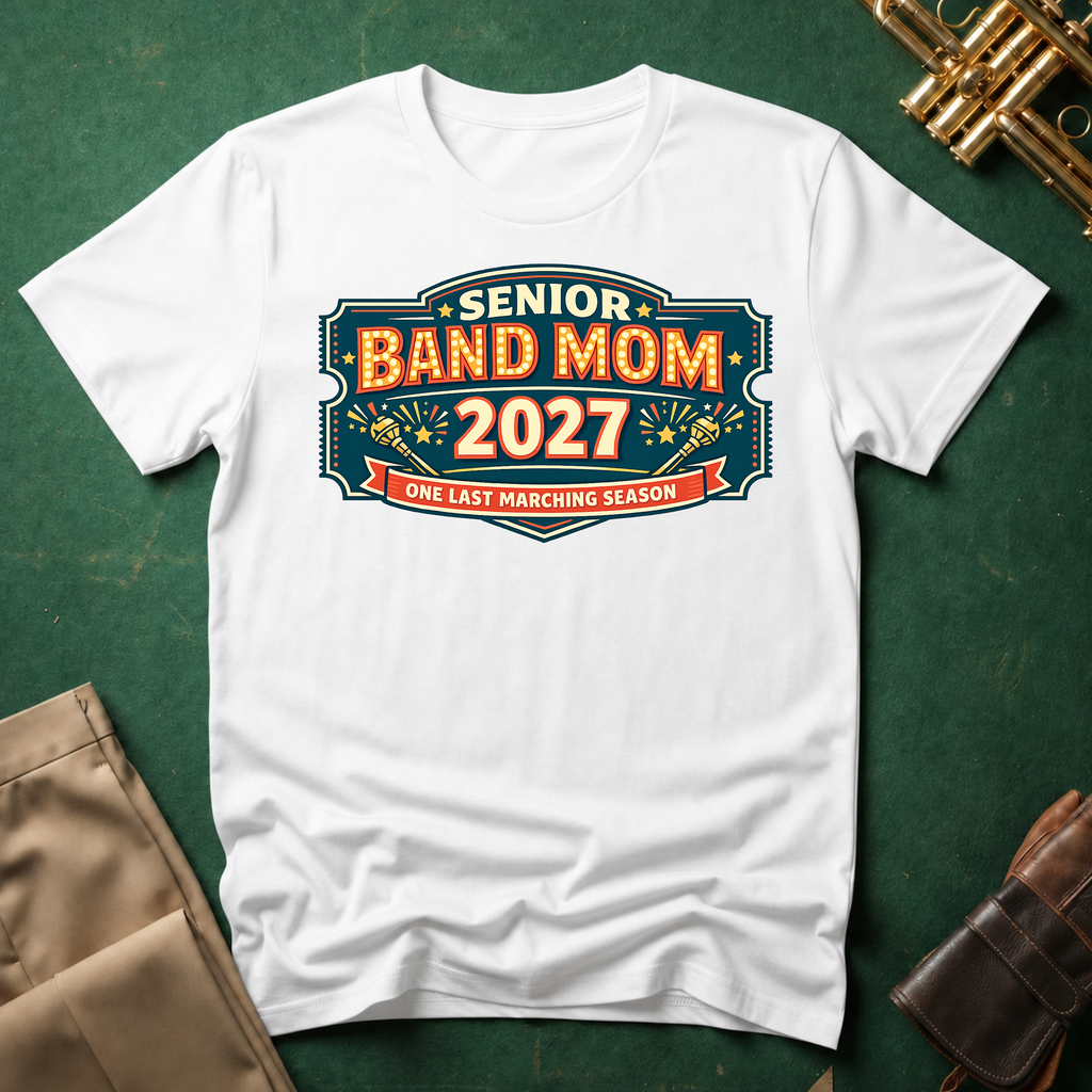 Senior Band Mom Theater Style T-shirt