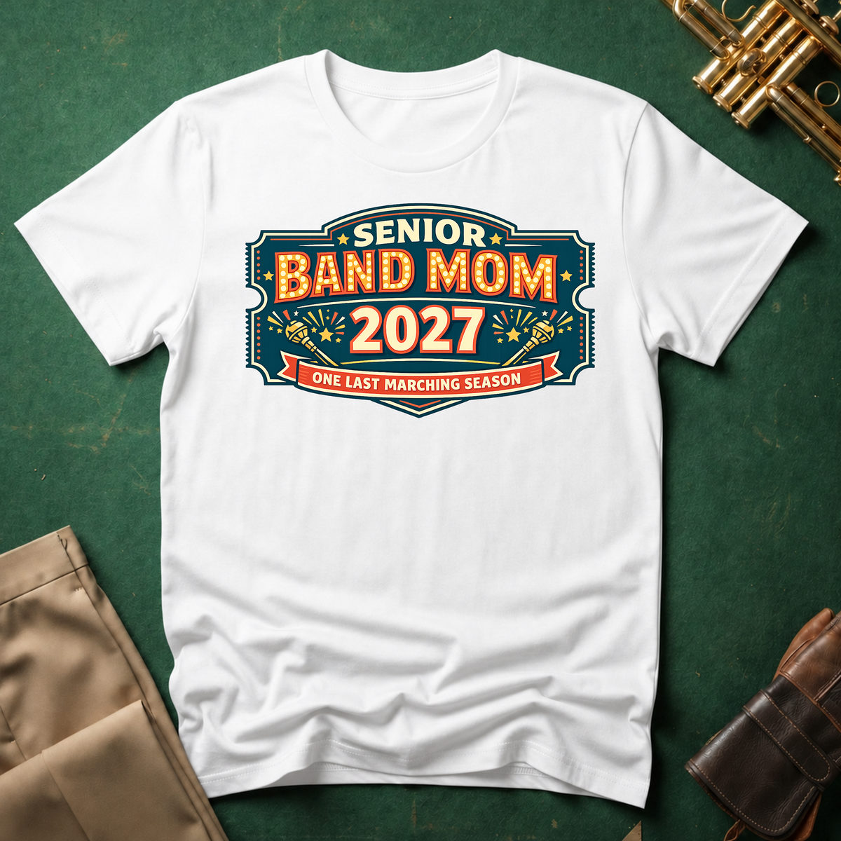 Senior Band Mom Theater Style T-shirt