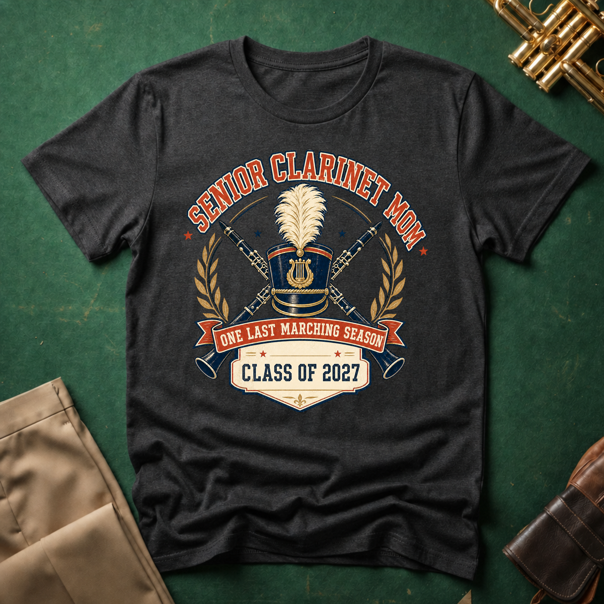 Senior Clarinet Mom 2027 T-shirt