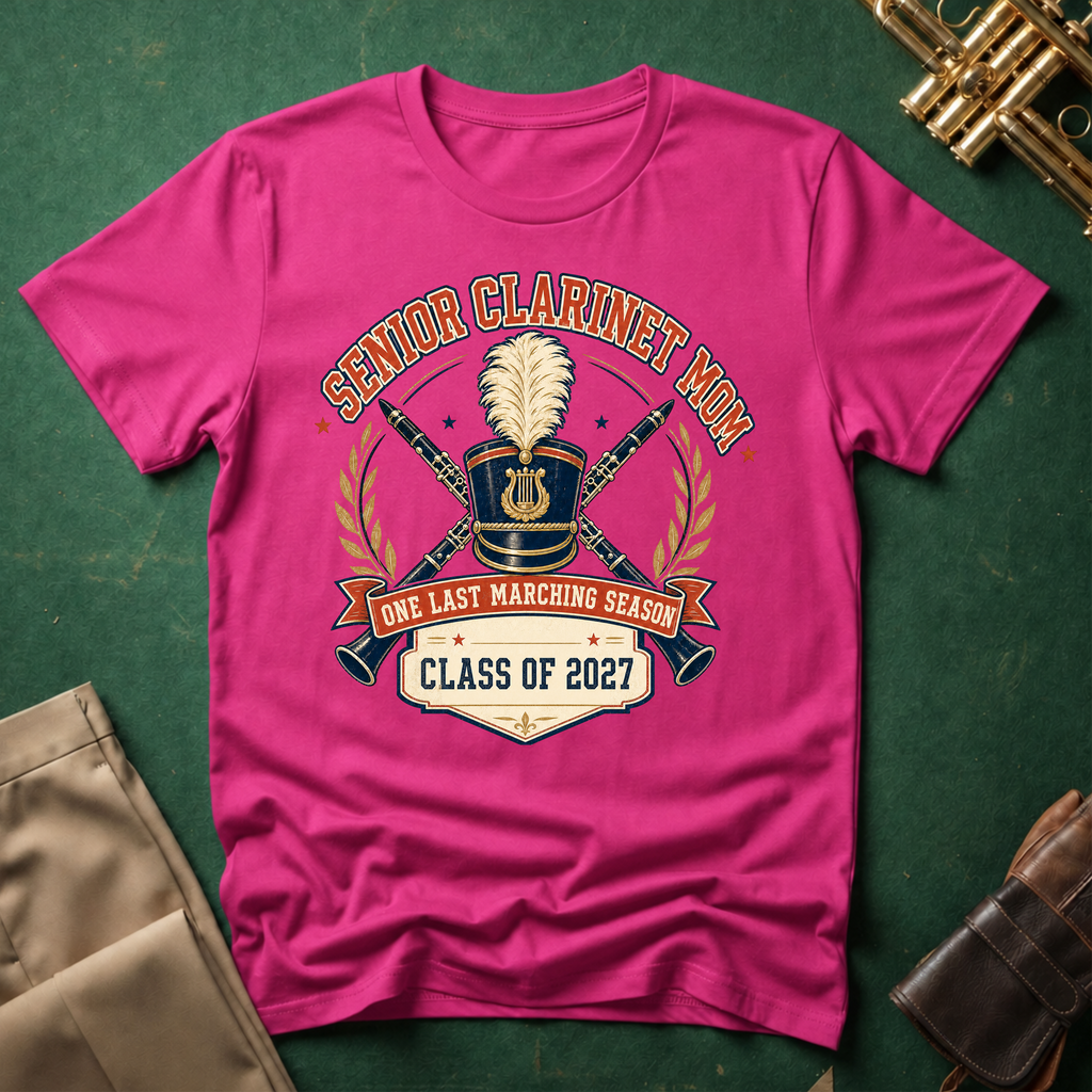 Senior Clarinet Mom 2027 T-shirt