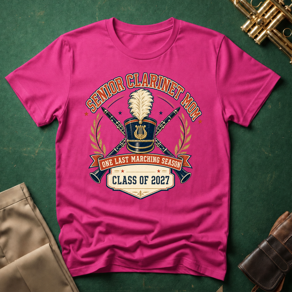 Senior Clarinet Mom 2027 T-shirt