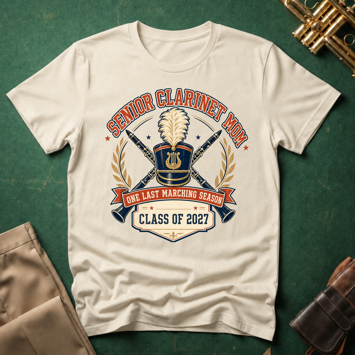 Senior Clarinet Mom 2027 T-shirt