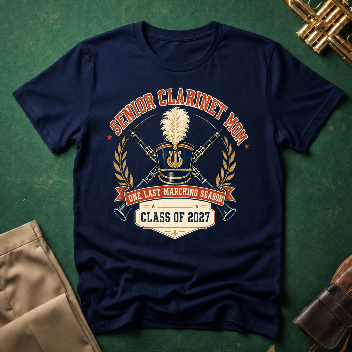 Senior Clarinet Mom 2027 T-shirt