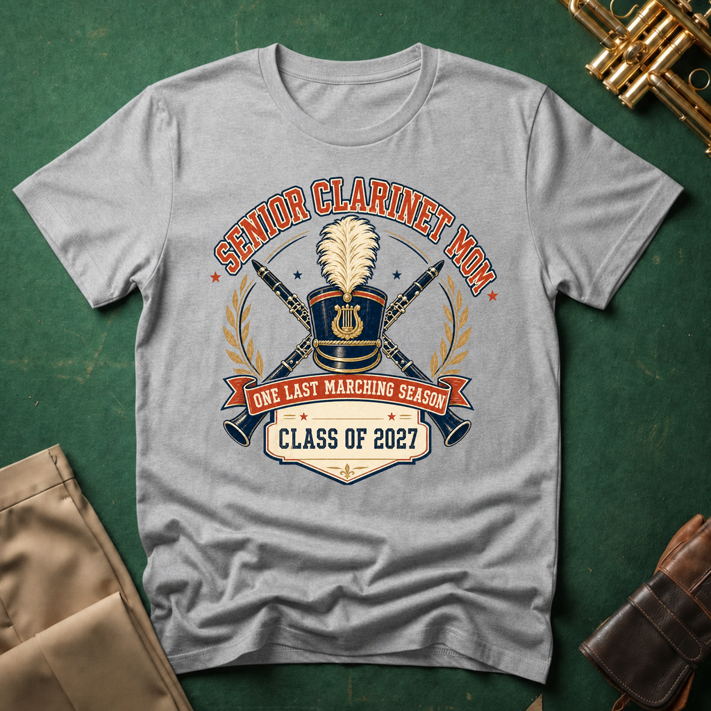 Senior Clarinet Mom 2027 T-shirt