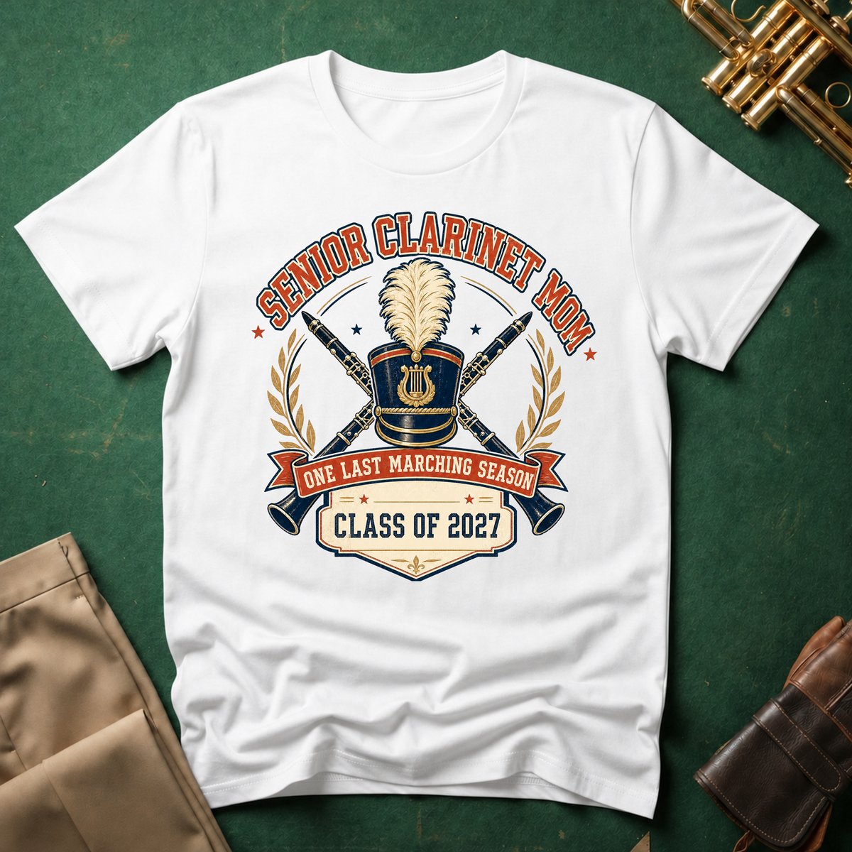 Senior Clarinet Mom 2027 T-shirt
