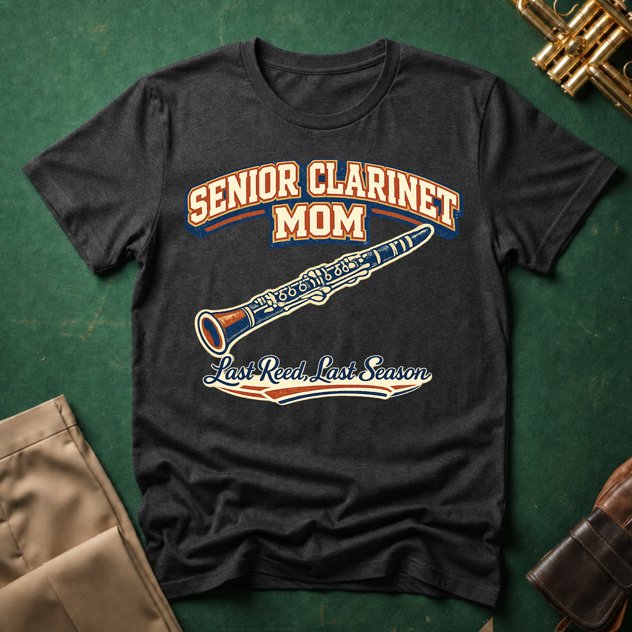 Senior Clarinet Mom Last Reed Last Season T-shirt