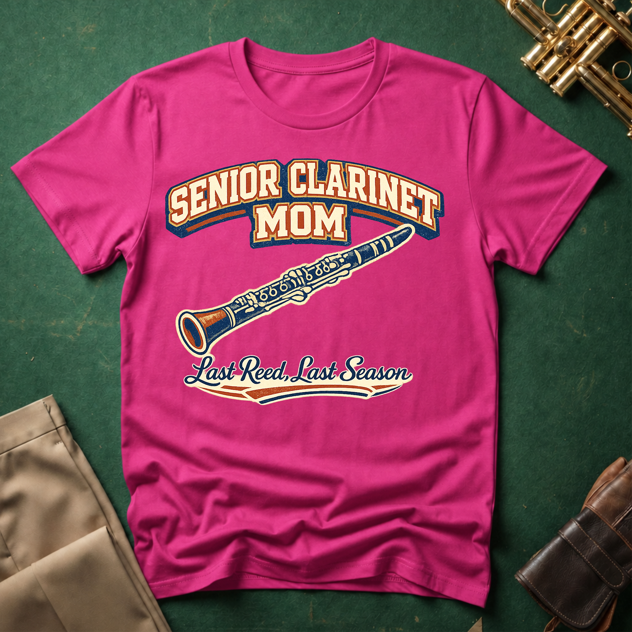 Senior Clarinet Mom Last Reed Last Season T-shirt