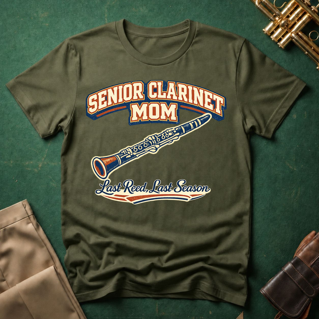 Senior Clarinet Mom Last Reed Last Season T-shirt