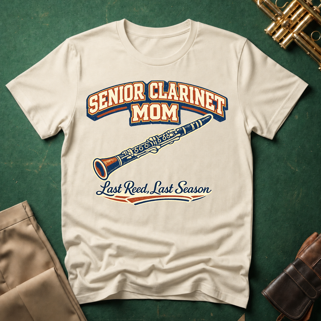 Senior Clarinet Mom Last Reed Last Season T-shirt