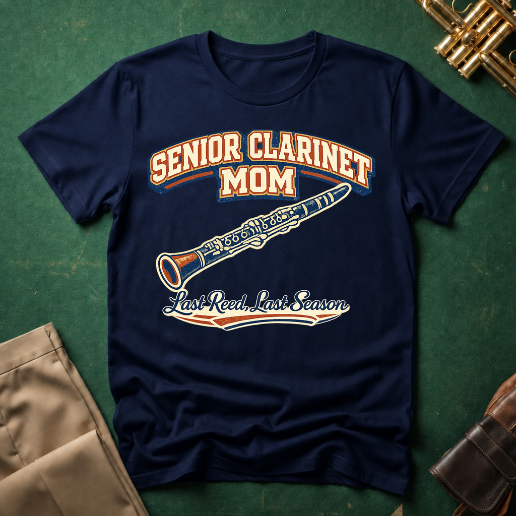Senior Clarinet Mom Last Reed Last Season T-shirt