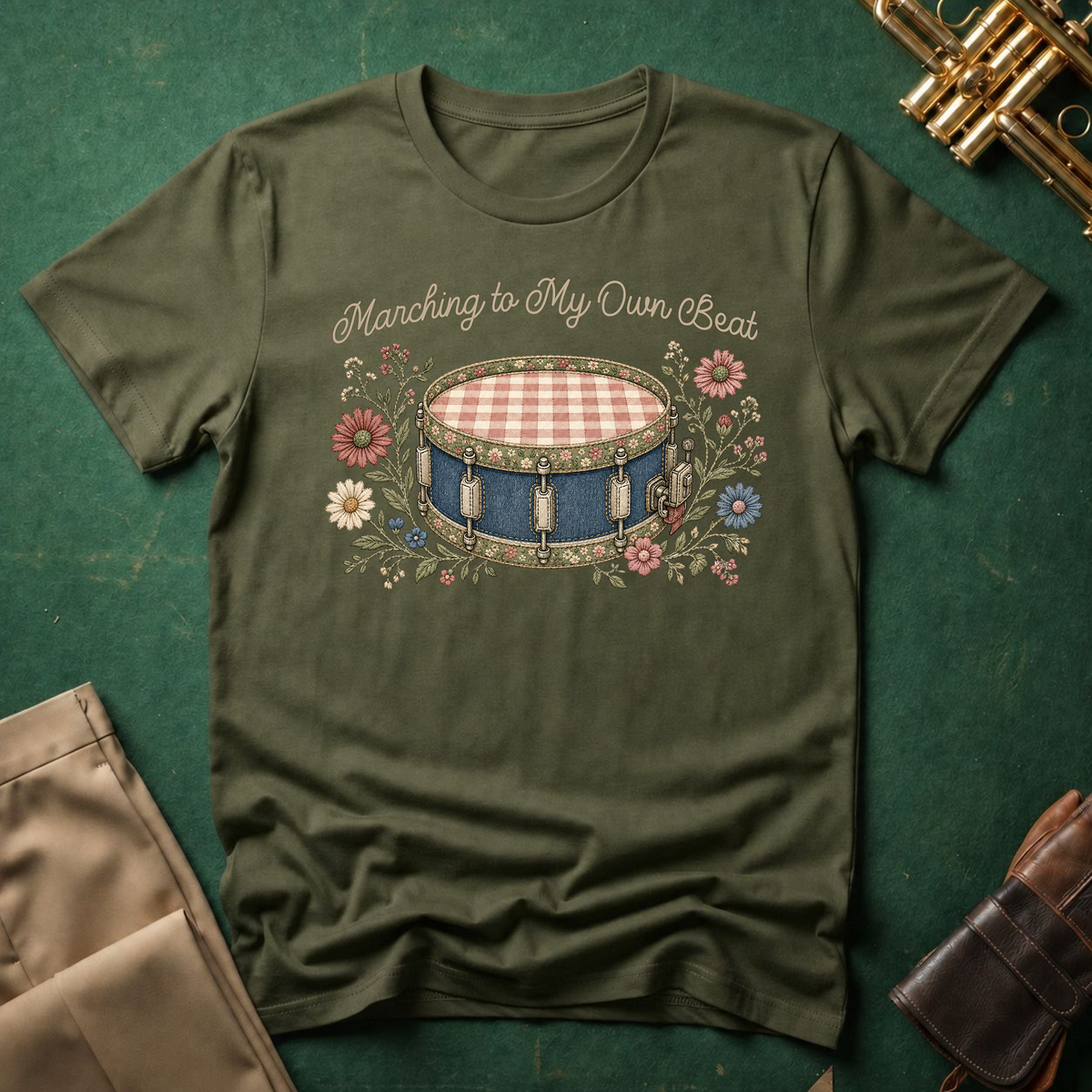 Snare Drum Marching to My Own Beat T-shirt