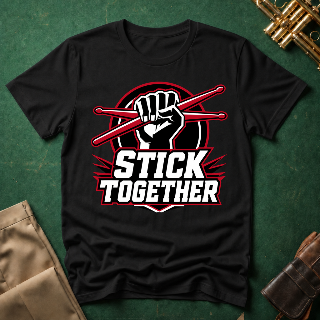 Stick Together Drums T-shirt
