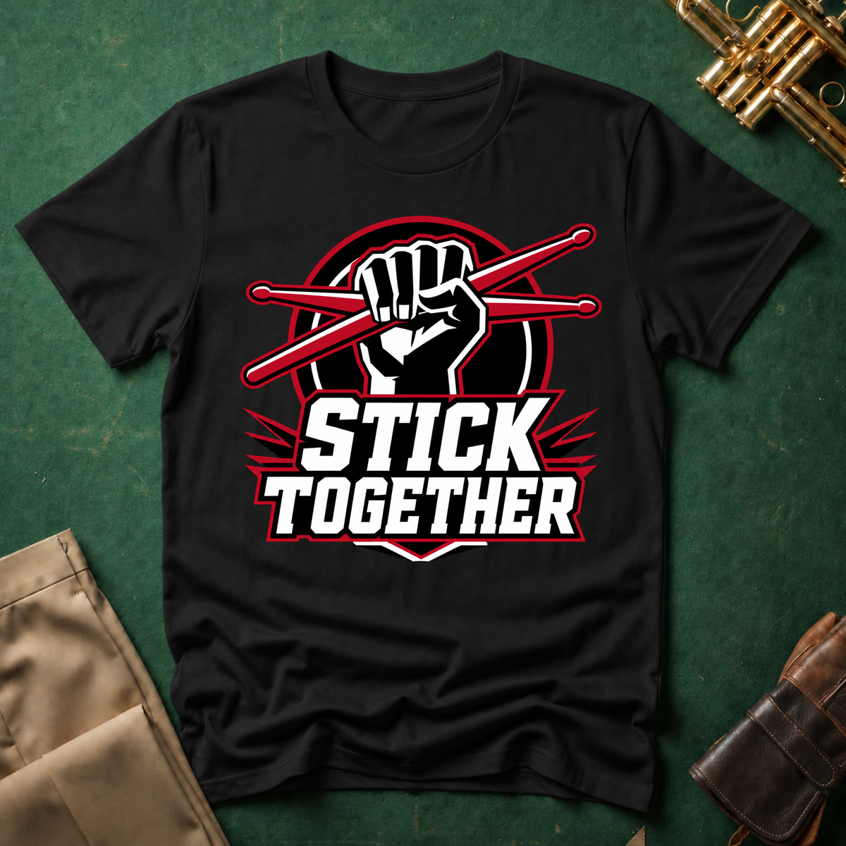 Stick Together Drums T-shirt