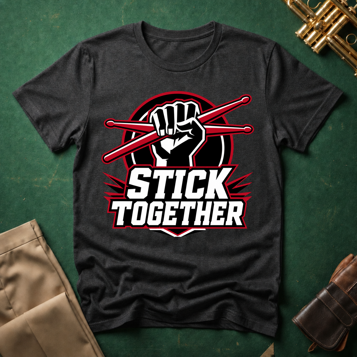 Stick Together Drums T-shirt