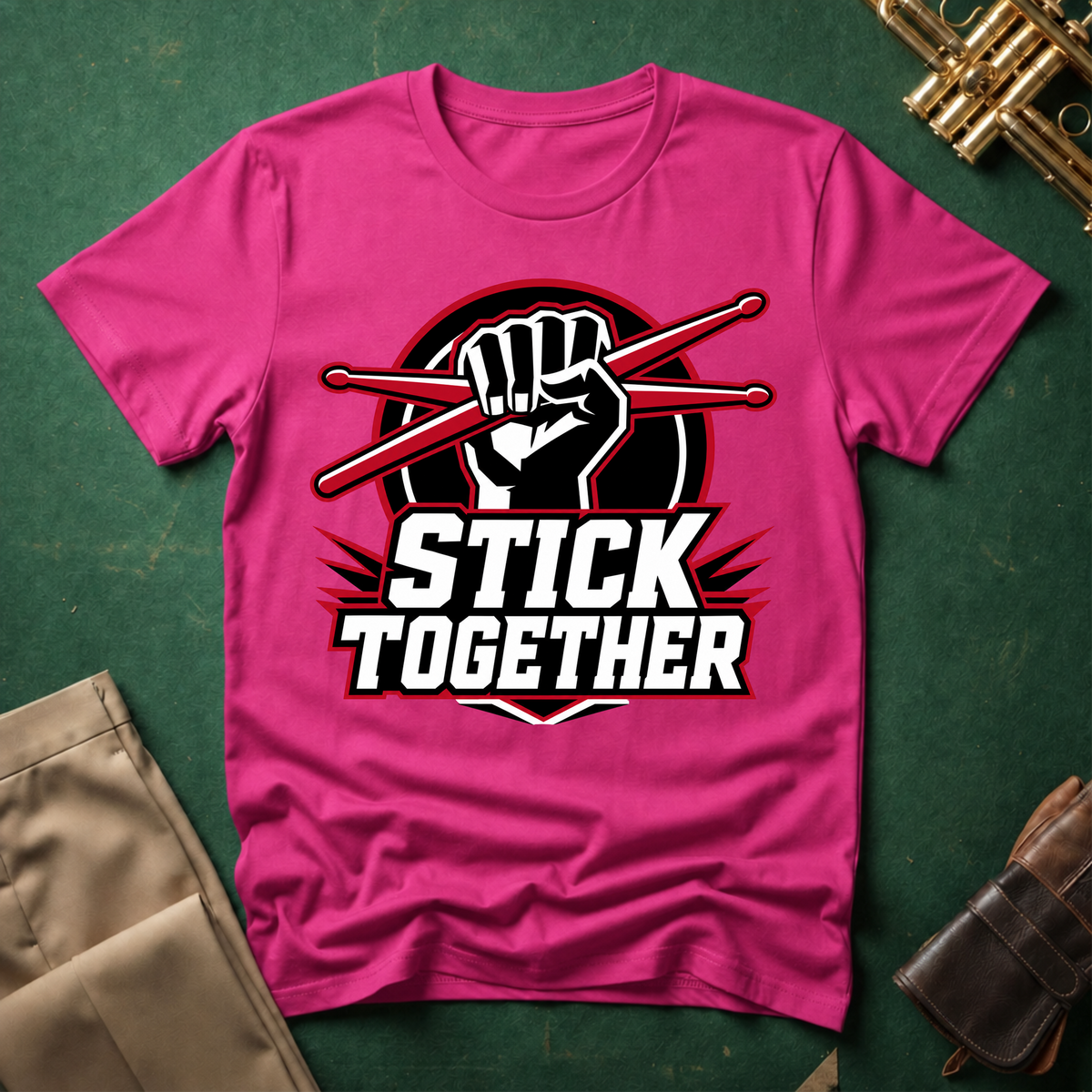 Stick Together Drums T-shirt