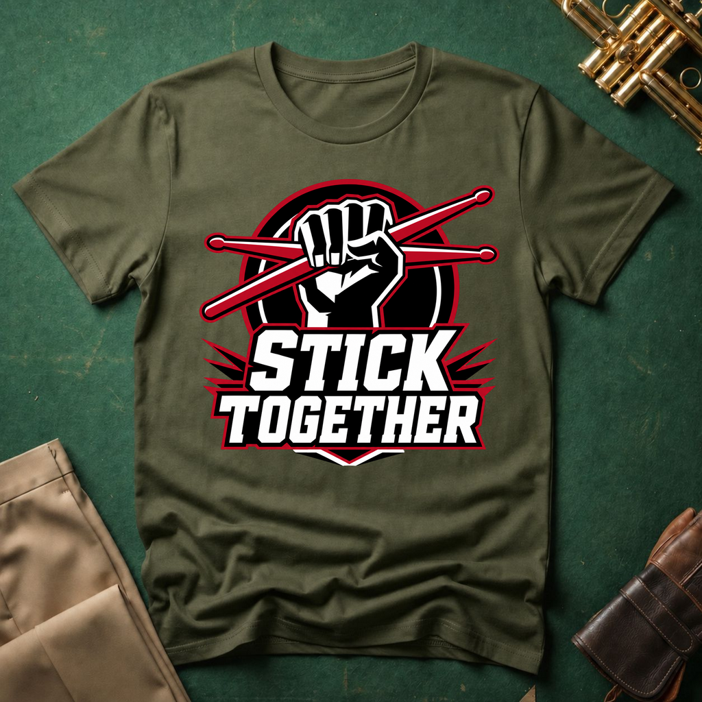 Stick Together Drums T-shirt