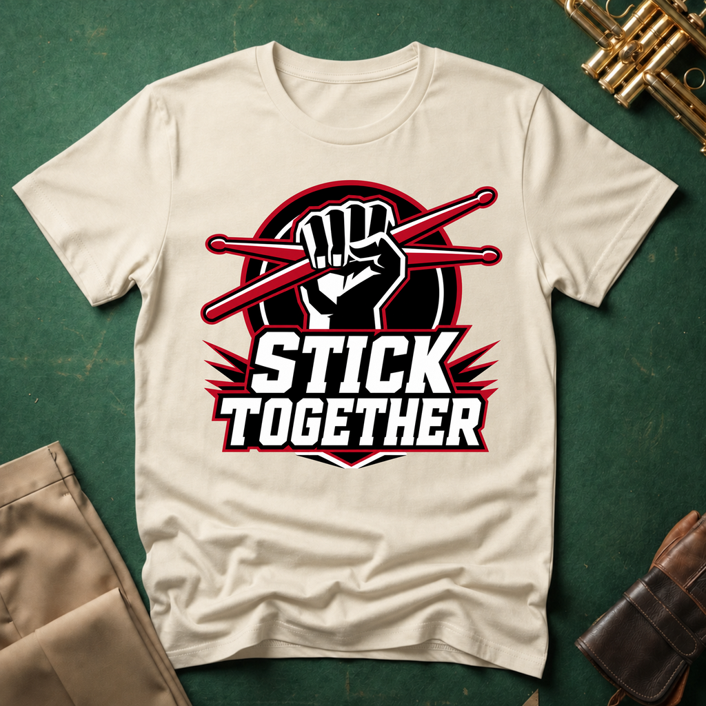 Stick Together Drums T-shirt