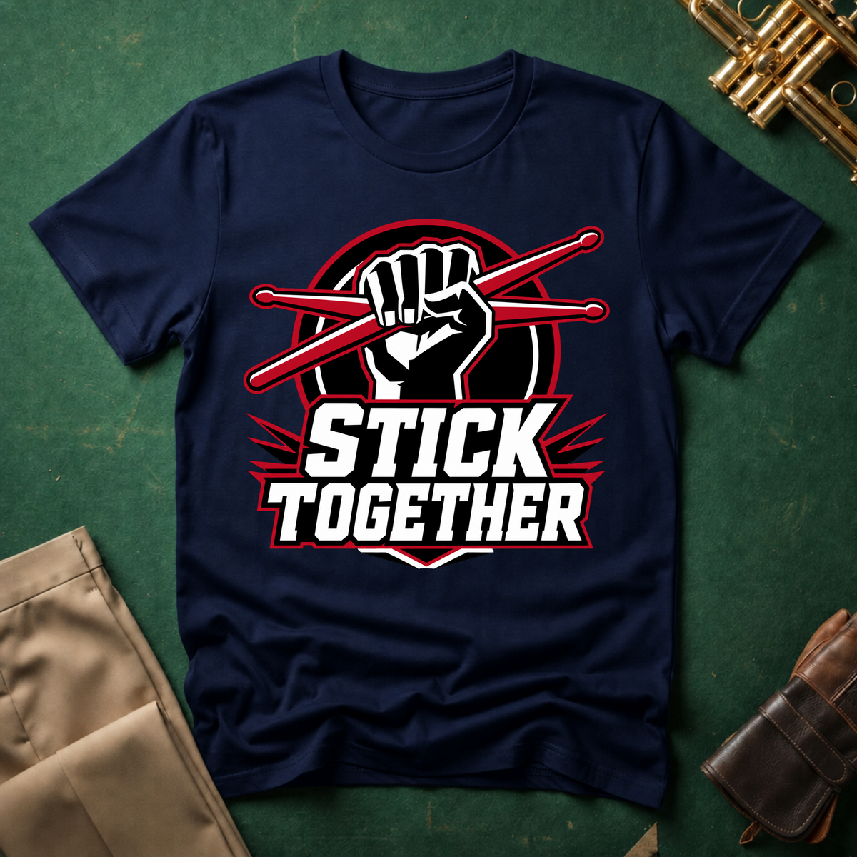 Stick Together Drums T-shirt