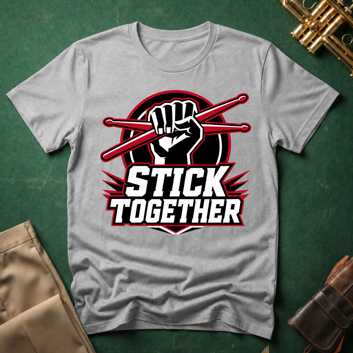 Stick Together Drums T-shirt