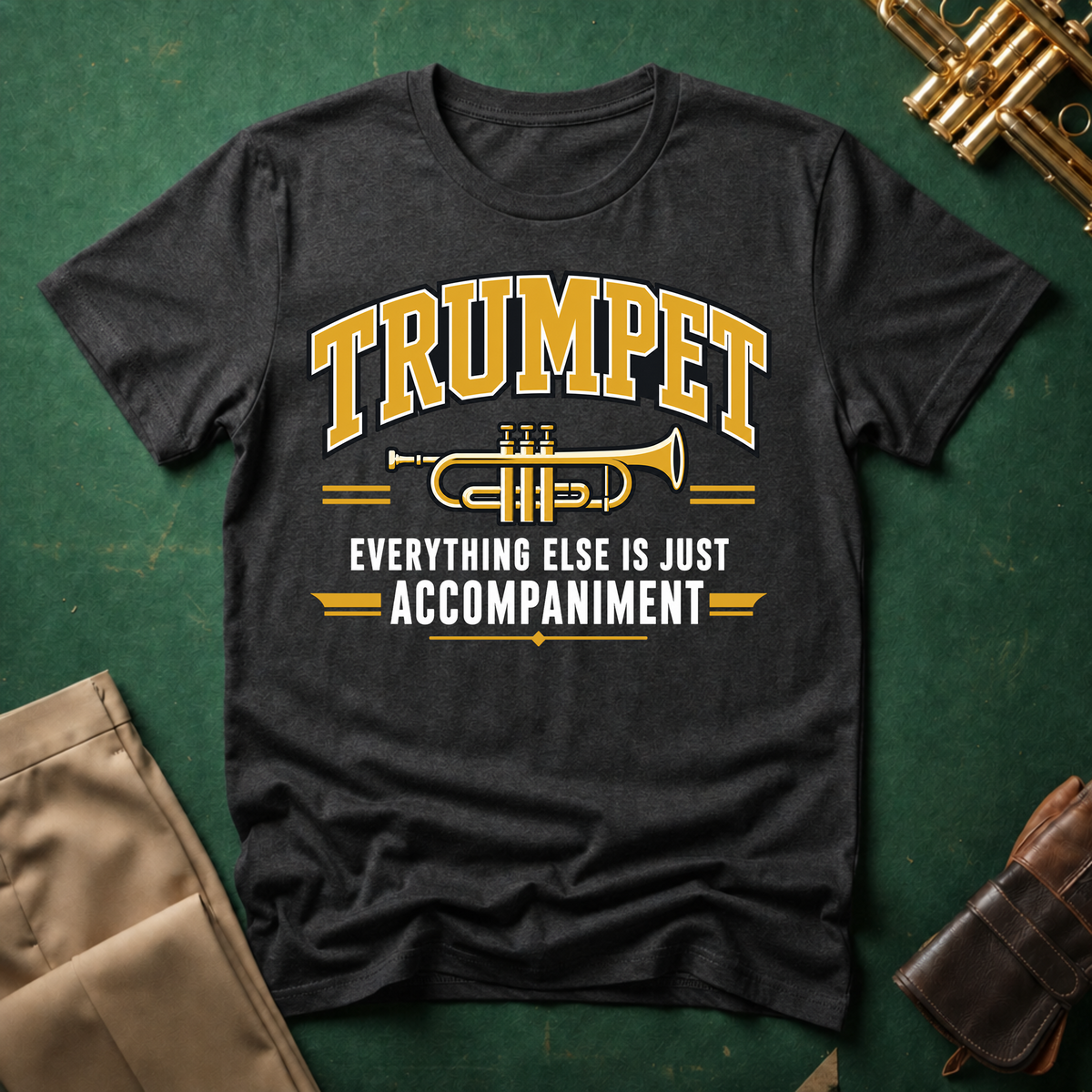 Trumpet Everything Else is Just Accompaniment T-shirt