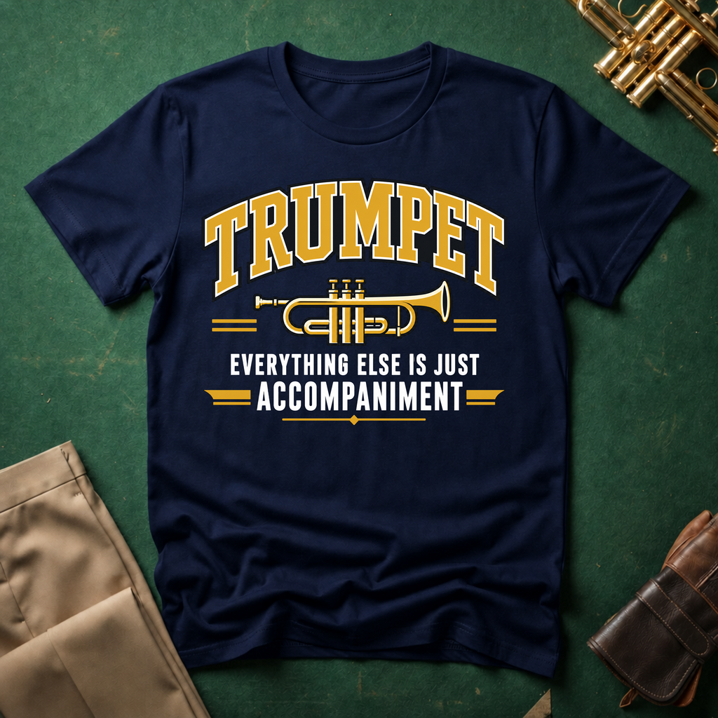 Trumpet Everything Else is Just Accompaniment T-shirt