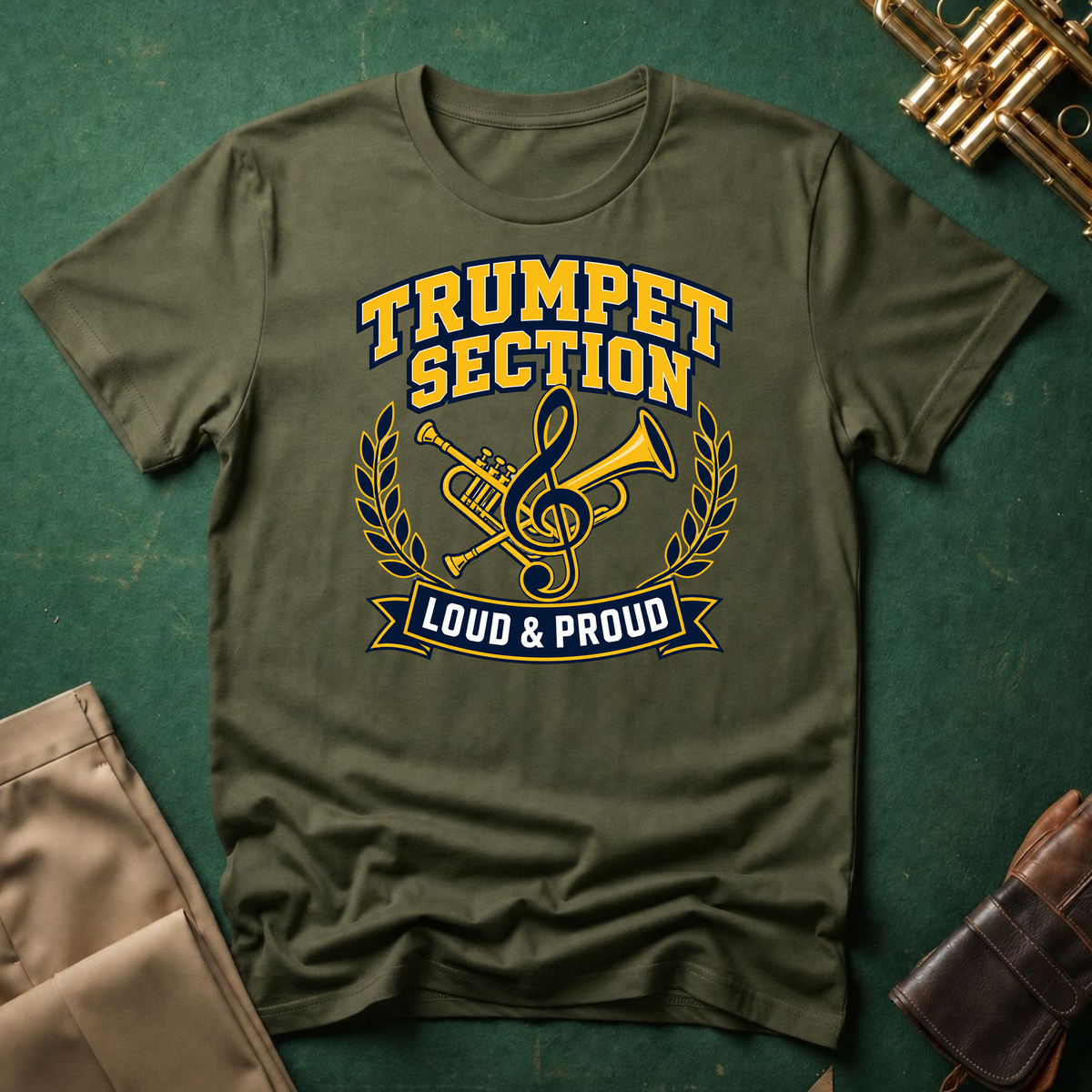 Trumpet Section Loud and Proud T-shirt