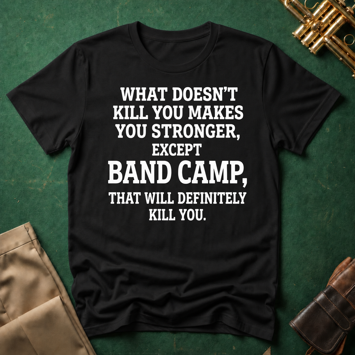 What Doesn't Kill You Makes you Stronger Band Camp T-shirt