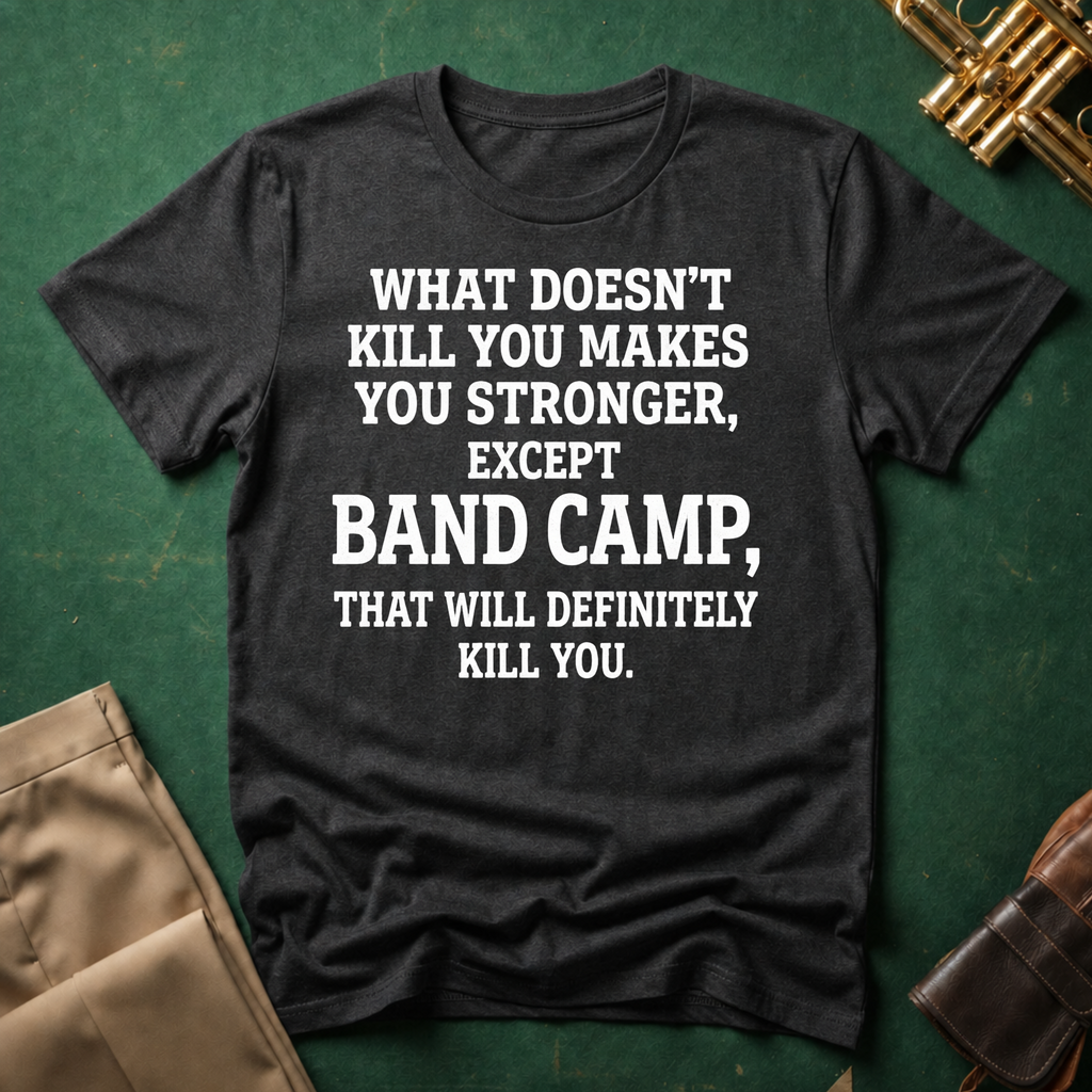 What Doesn't Kill You Makes you Stronger Band Camp T-shirt