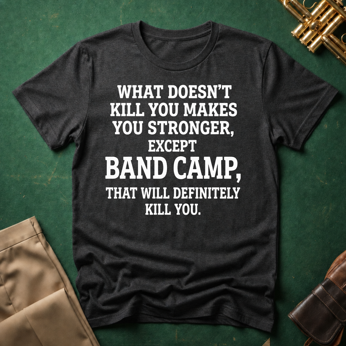 What Doesn't Kill You Makes you Stronger Band Camp T-shirt