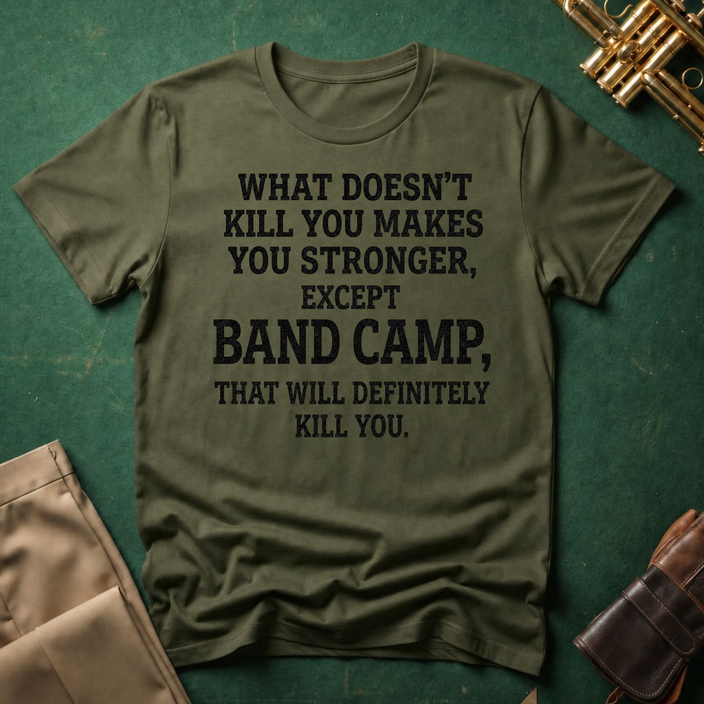 What Doesn't Kill You Makes you Stronger Band Camp T-shirt