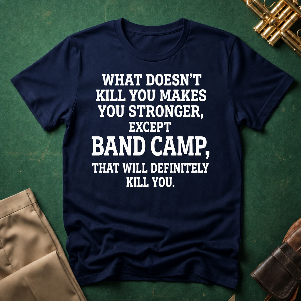 What Doesn't Kill You Makes you Stronger Band Camp T-shirt