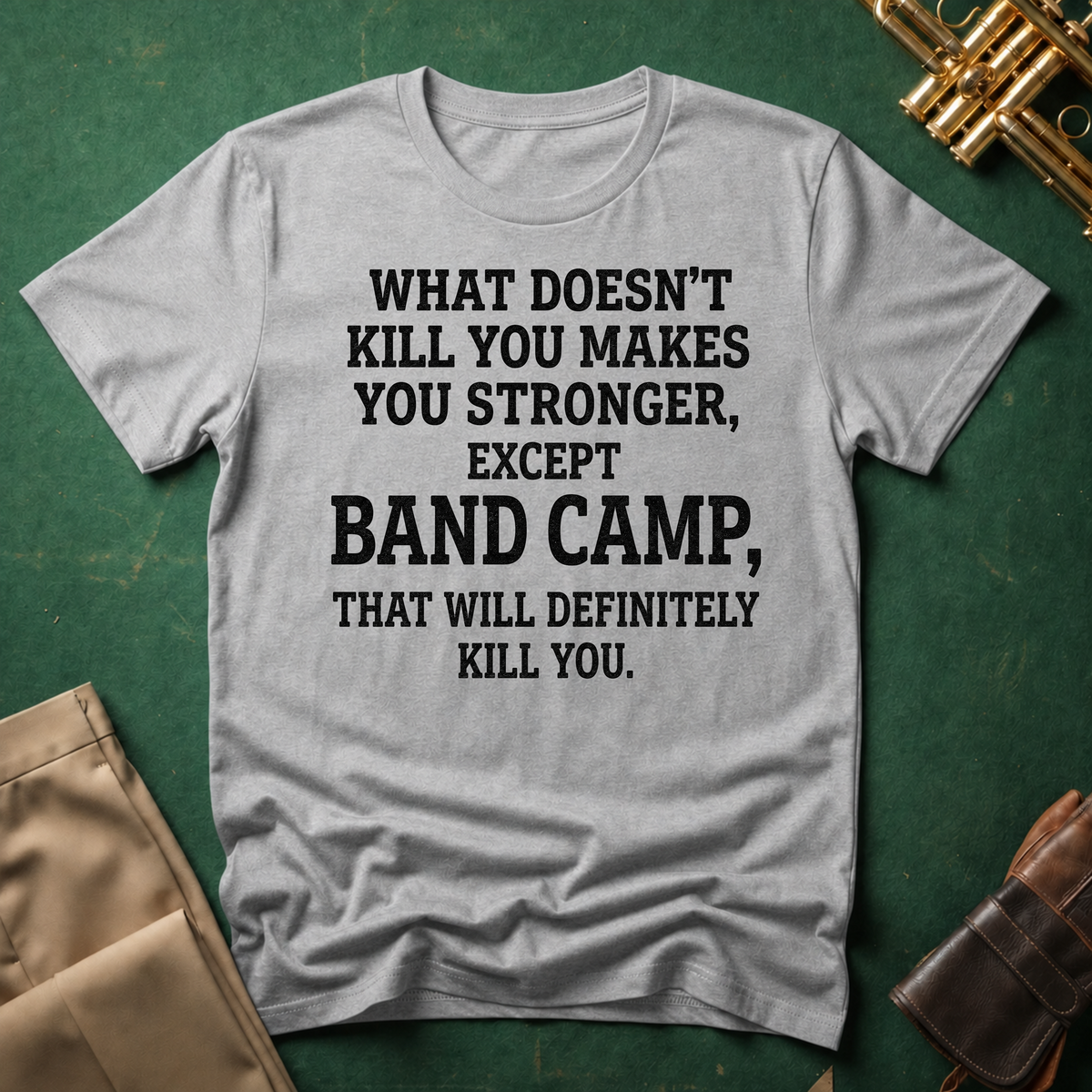 What Doesn't Kill You Makes you Stronger Band Camp T-shirt