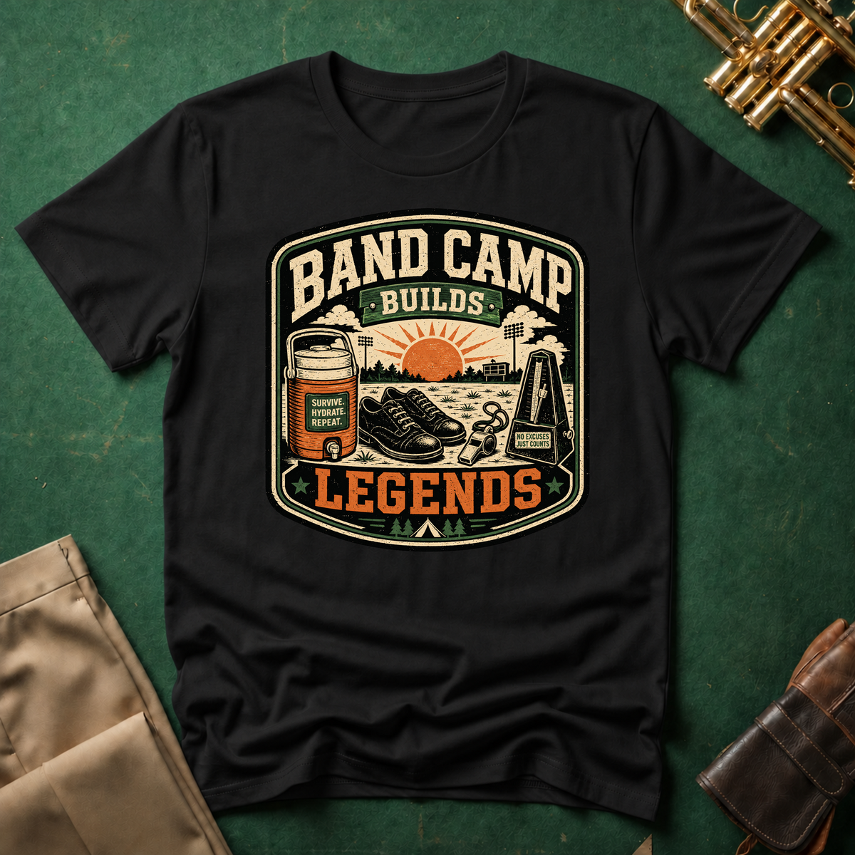 Band Camp Builds Legends T-shirt